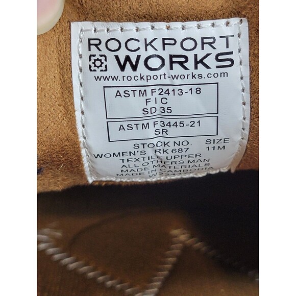 Rockport Works RK687 Womens 11 truFLEX Fly Skylar Black Sneaker Shoes SD35 SR - Picture 7 of 7